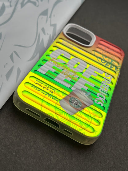Gradient Starbucks FASHION STYLE Slim Bumper Case For iPhone