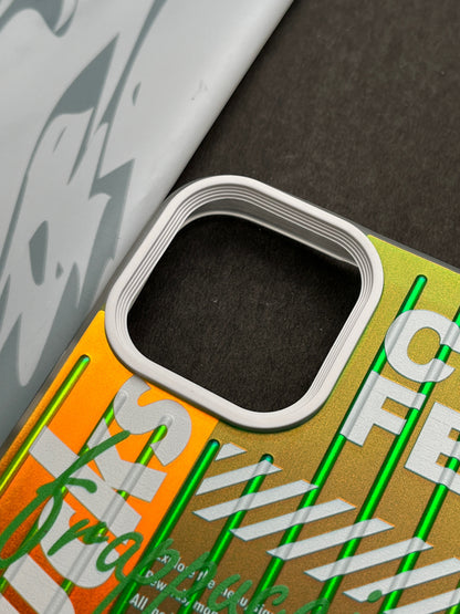 Gradient Starbucks COFFEE GOOD Slim Bumper Case For iPhone