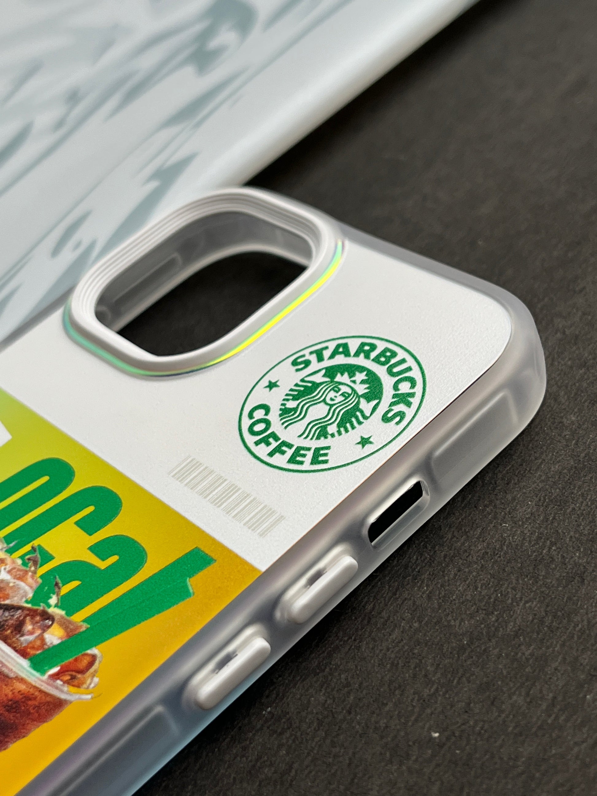 Gradient Starbucks COFFEE Slim Bumper Case For iPhone