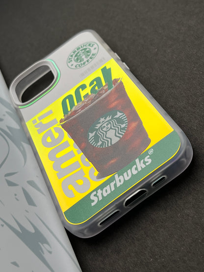 Gradient Starbucks COFFEE Slim Bumper Case For iPhone