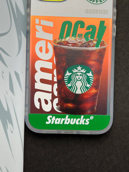 Gradient Starbucks COFFEE Slim Bumper Case For iPhone