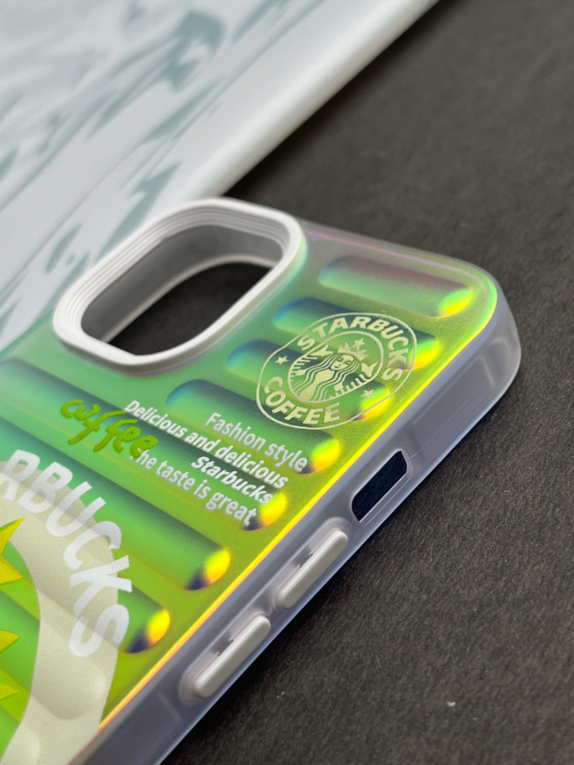 Gradient Starbucks COFFEE Slim Bumper Case For iPhone