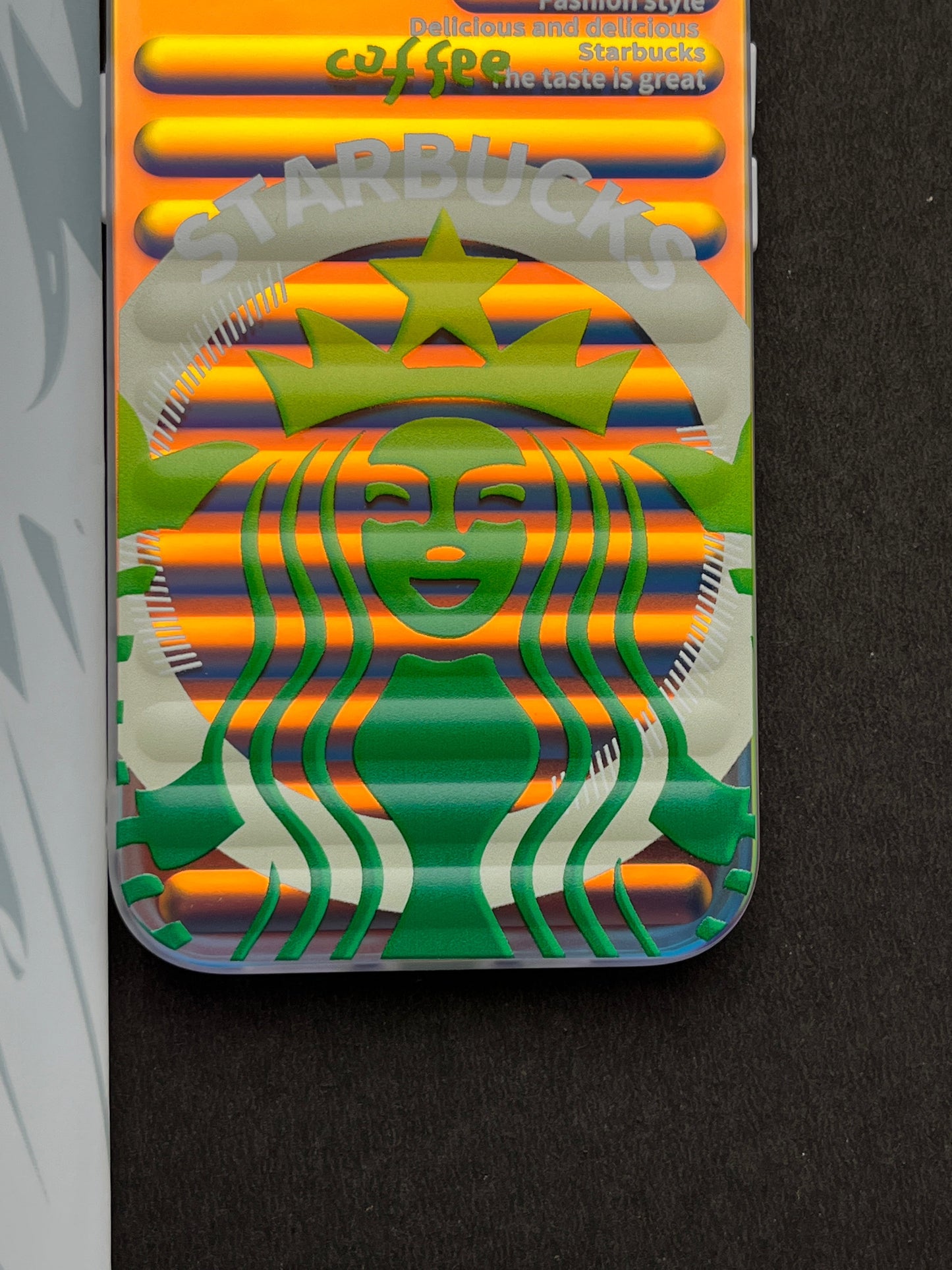 Gradient Starbucks COFFEE Slim Bumper Case For iPhone