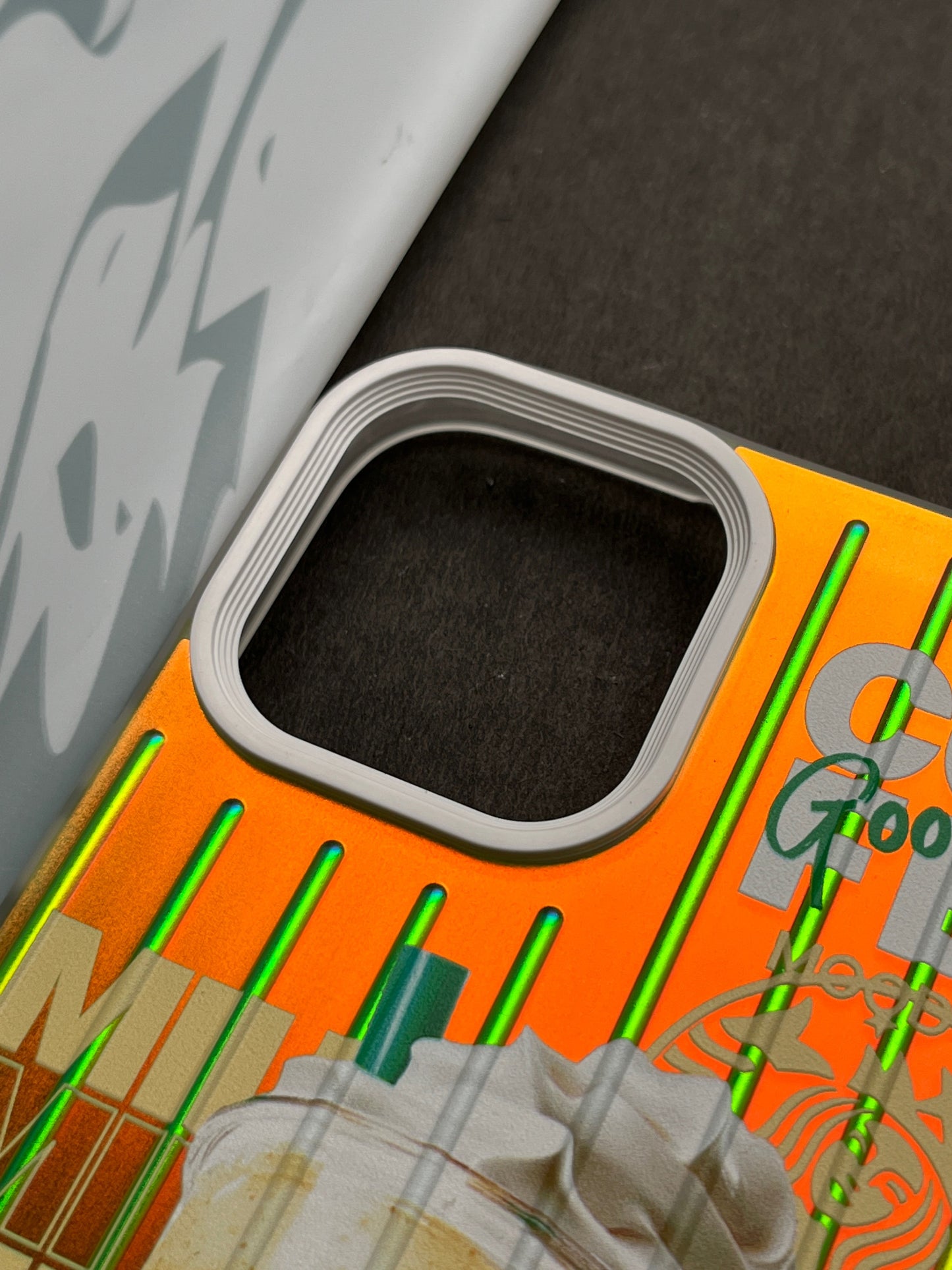 Gradient Starbucks FRAPPUCCINO Slim Bumper Case For iPhone