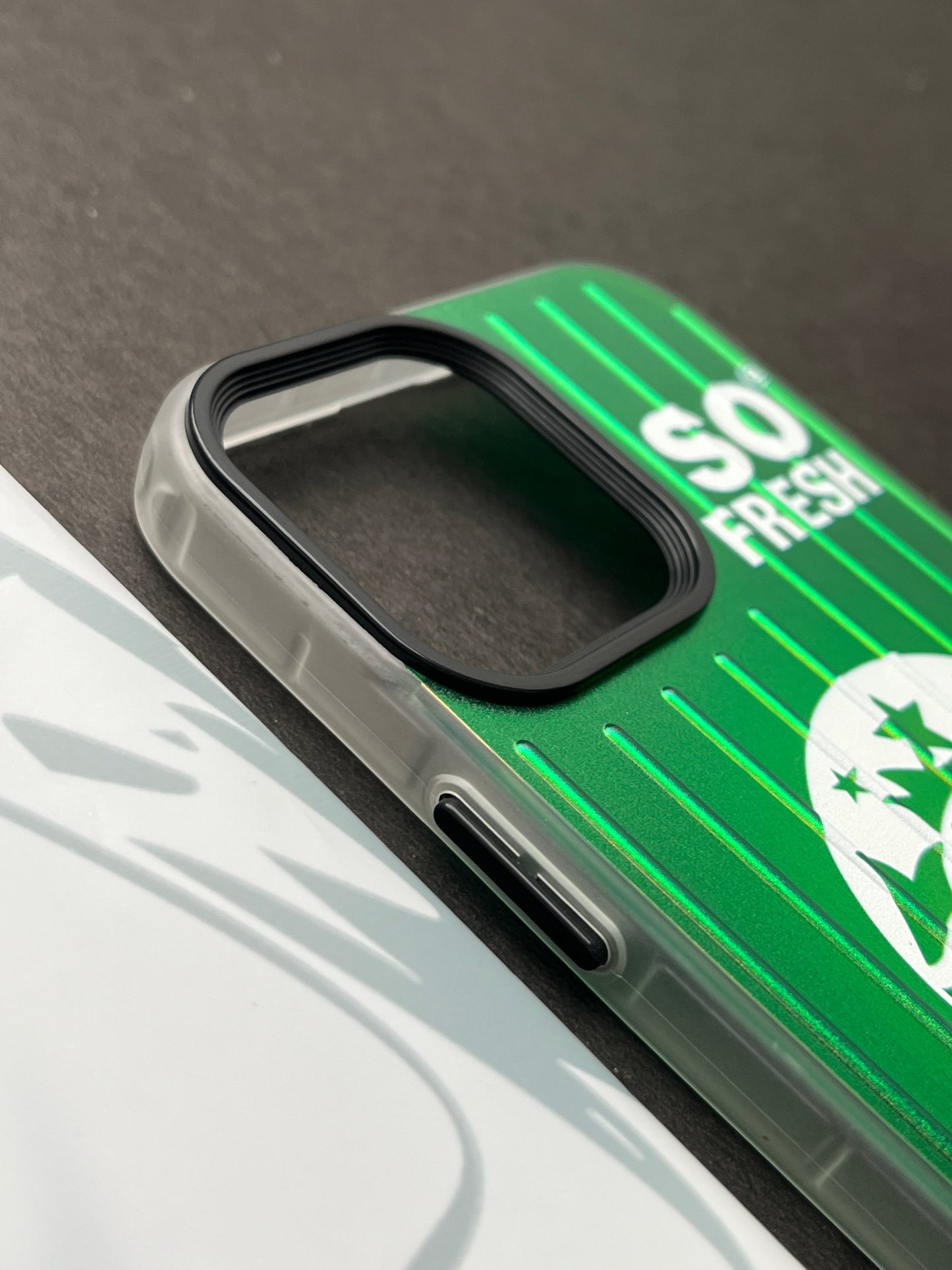 Gradient Starbucks ICED AMERICANO Slim Bumper Case For iPhone