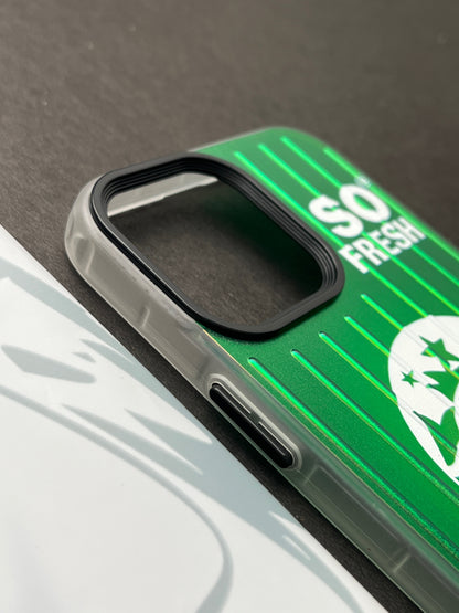 Gradient Starbucks ICED AMERICANO Slim Bumper Case For iPhone