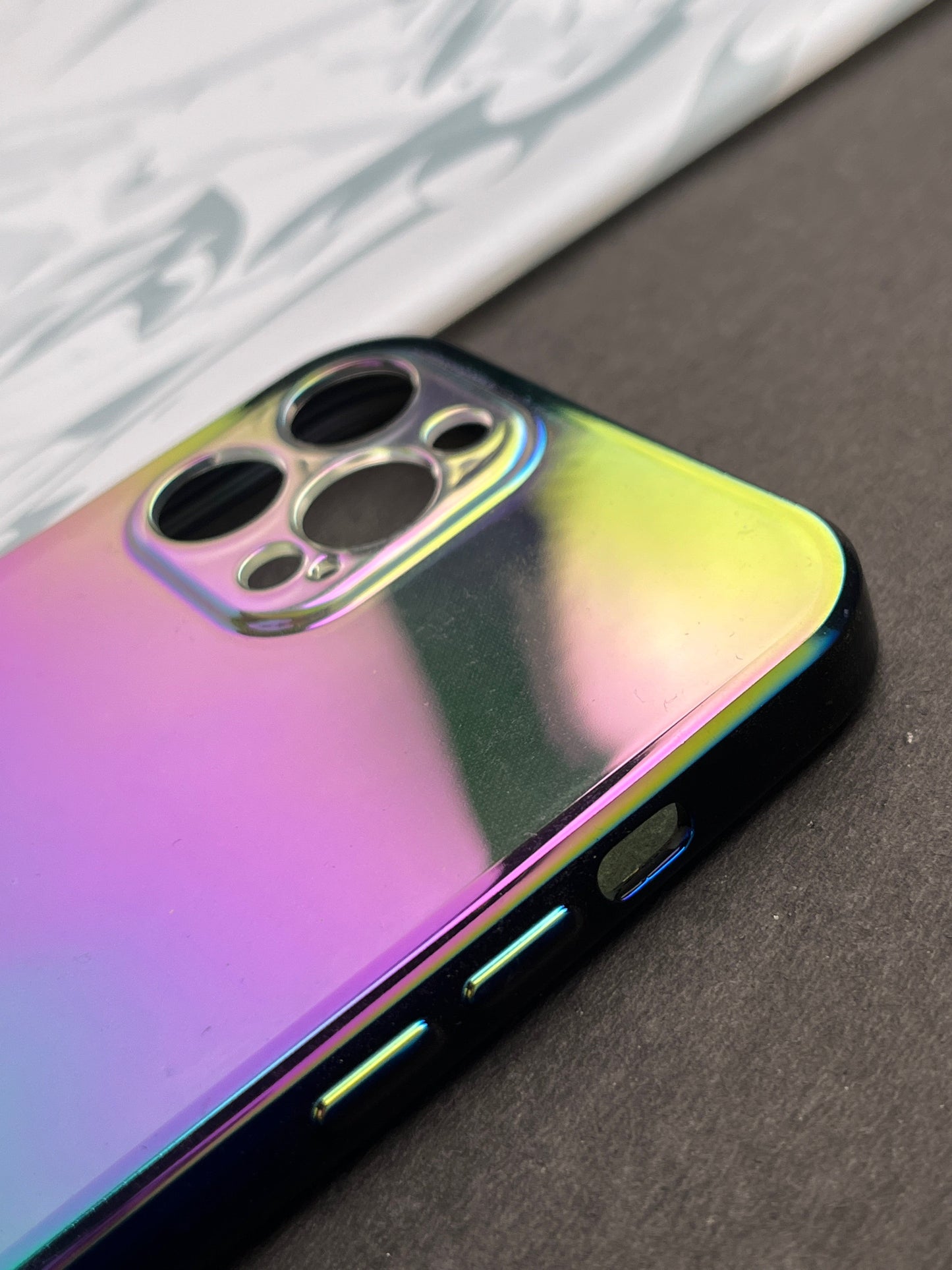 Soft Raimbow Transparent Case for iPhone 12 Pro Max | srt