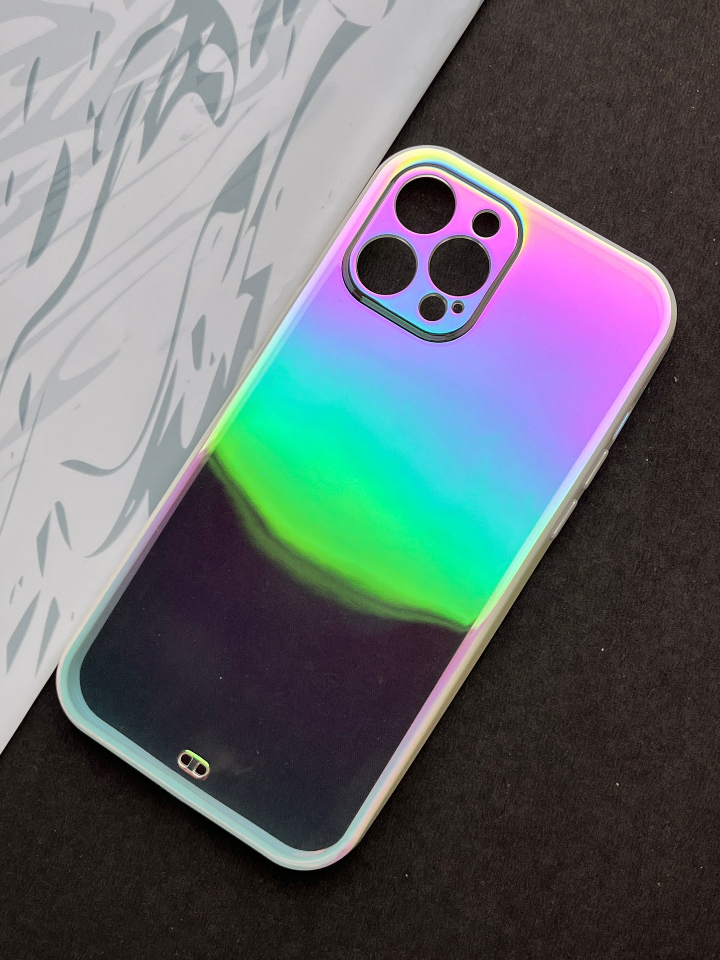 Soft Raimbow Transparent Case for iPhone 12 Pro Max | srt