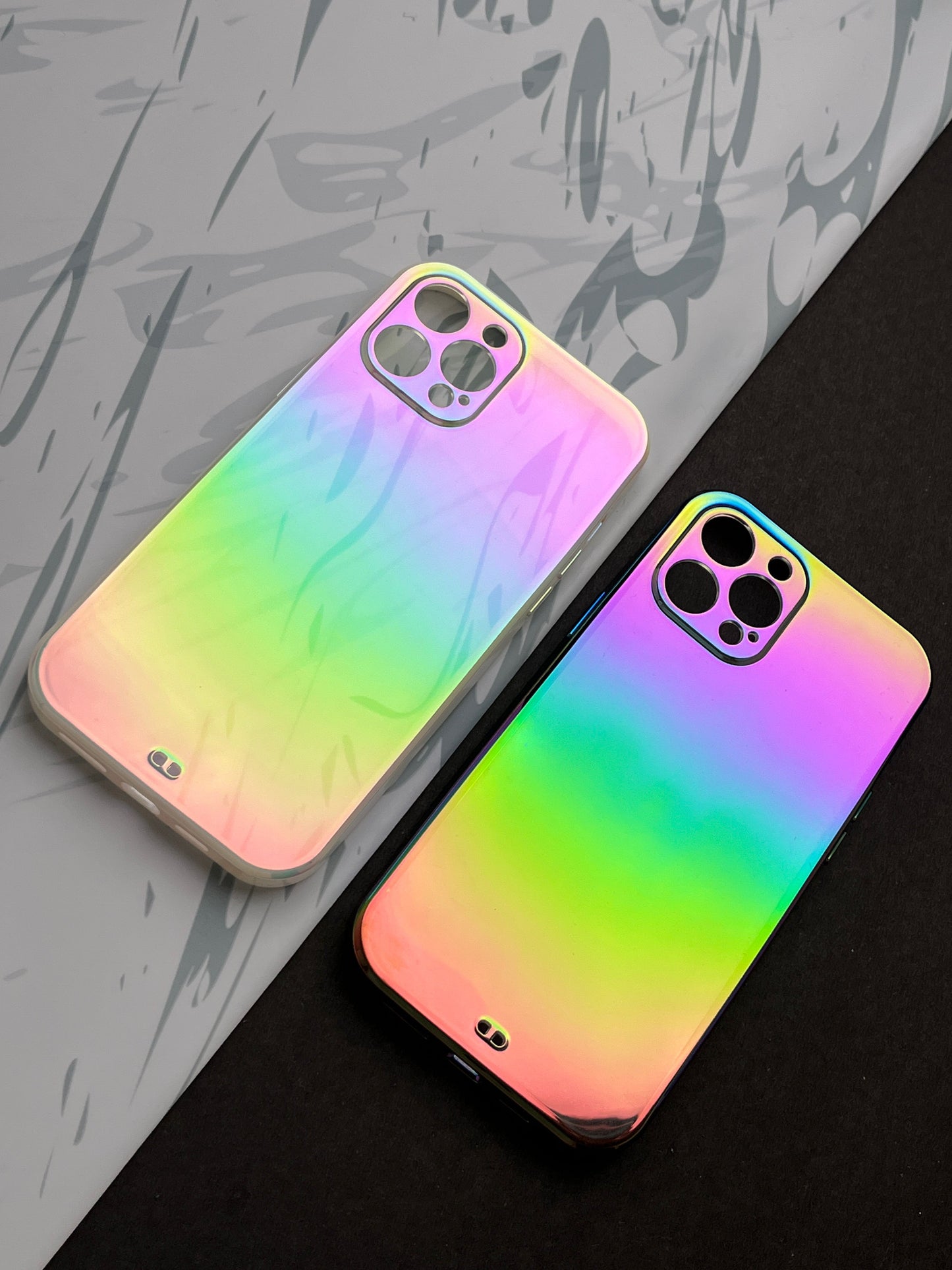 Soft Raimbow Transparent Case for iPhone 12 Pro Max | srt
