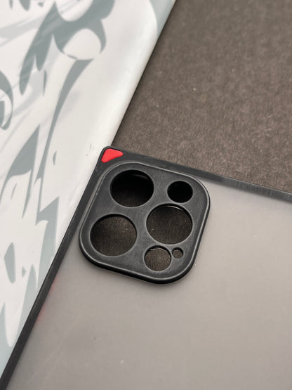 Smoke Matte With Square Corner Bumper Case For iPhone 12 Pro Max