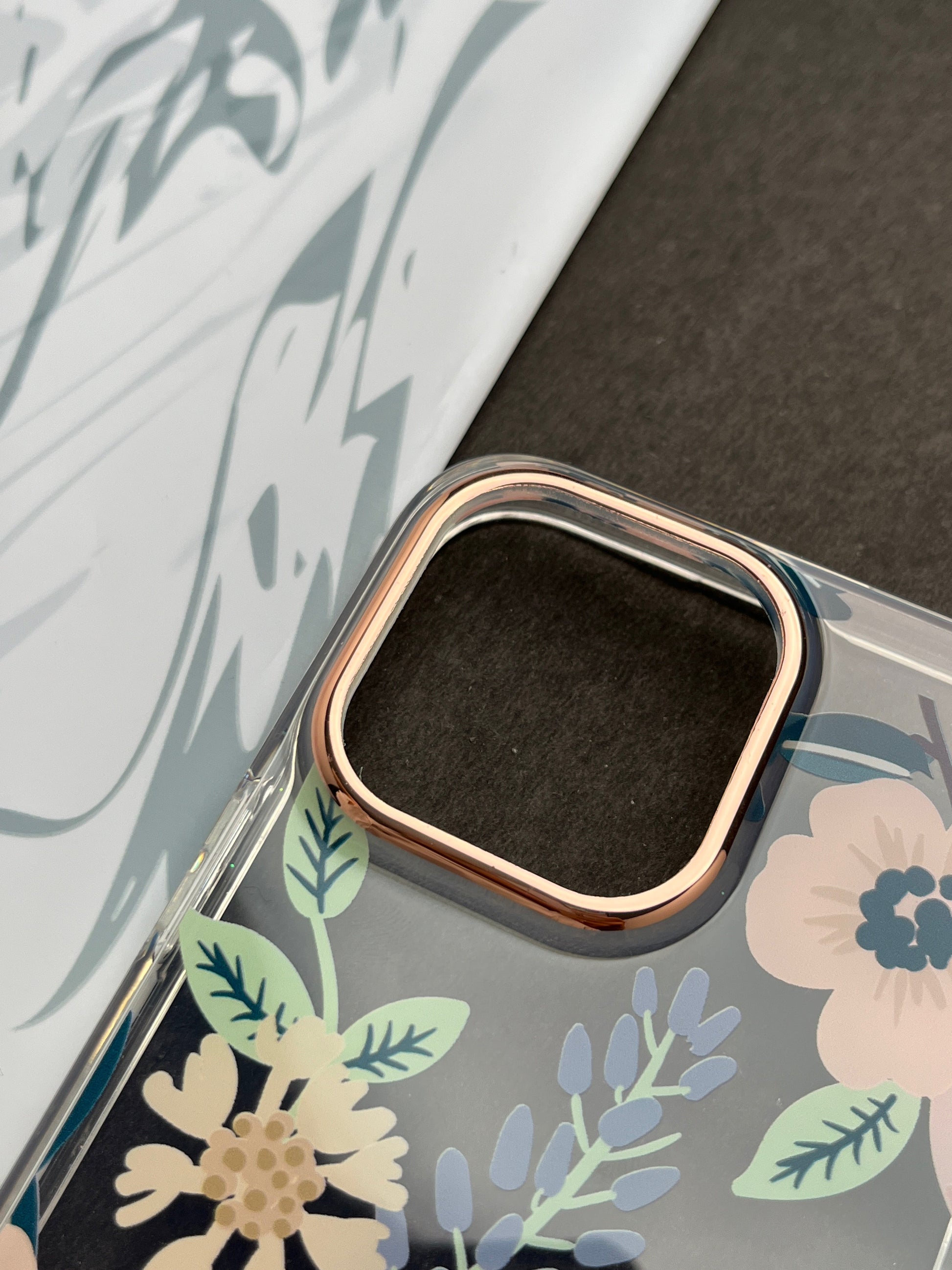 QY Premium Ladies Peach Flower Case for iPhone