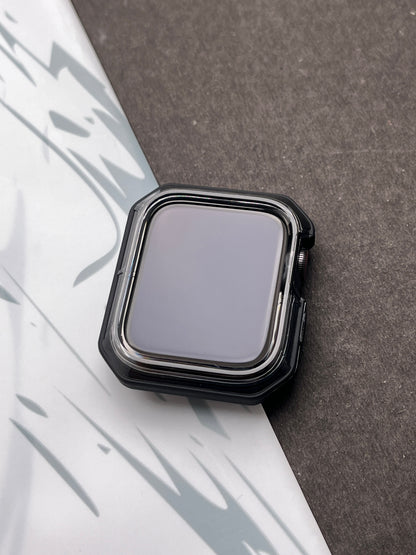 Black Clear Protective Bumper Case For Apple Watch