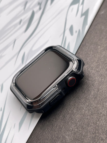 Black Clear Protective Bumper Case For Apple Watch