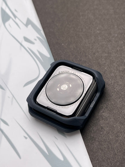 Gray Clear Protective Bumper Case For Apple Watch