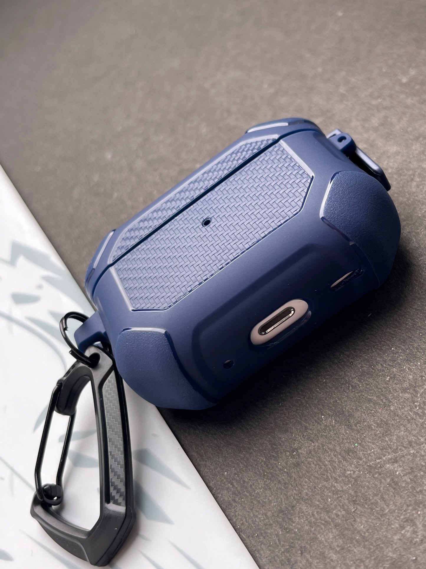 Shockproof Blue Anti-fall Lock Protection Case For AirPods