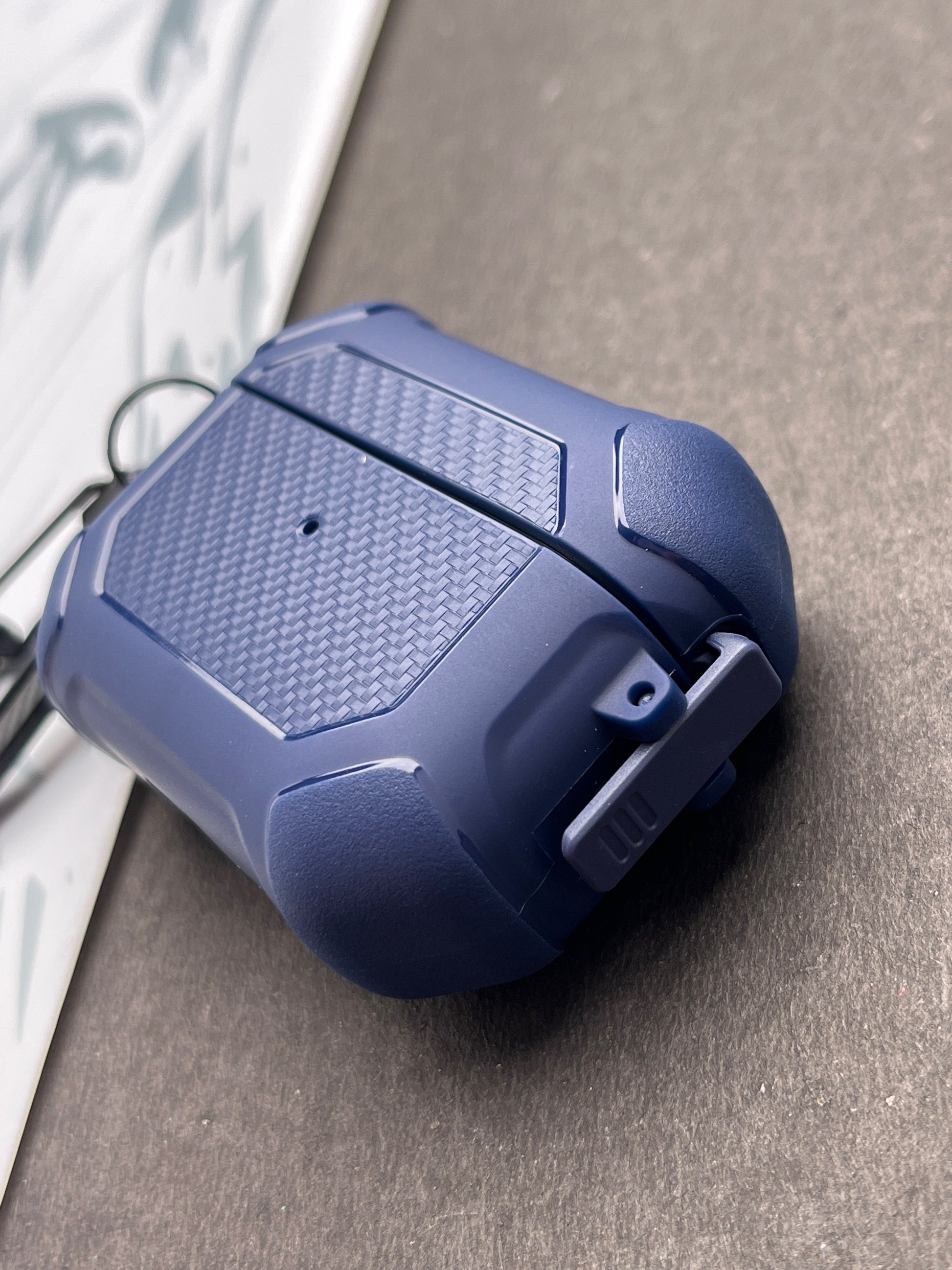 Shockproof Blue Anti-fall Lock Protection Case For AirPods