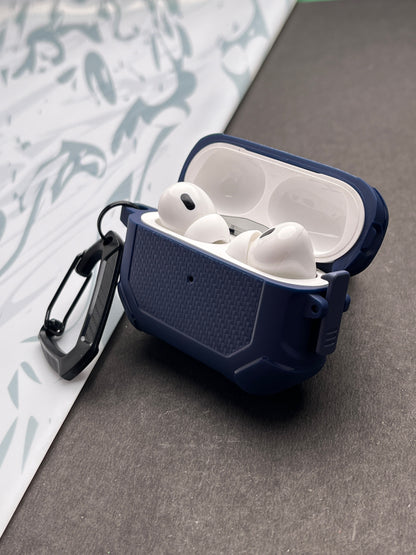 Shockproof Blue Anti-fall Lock Protection Case For AirPods
