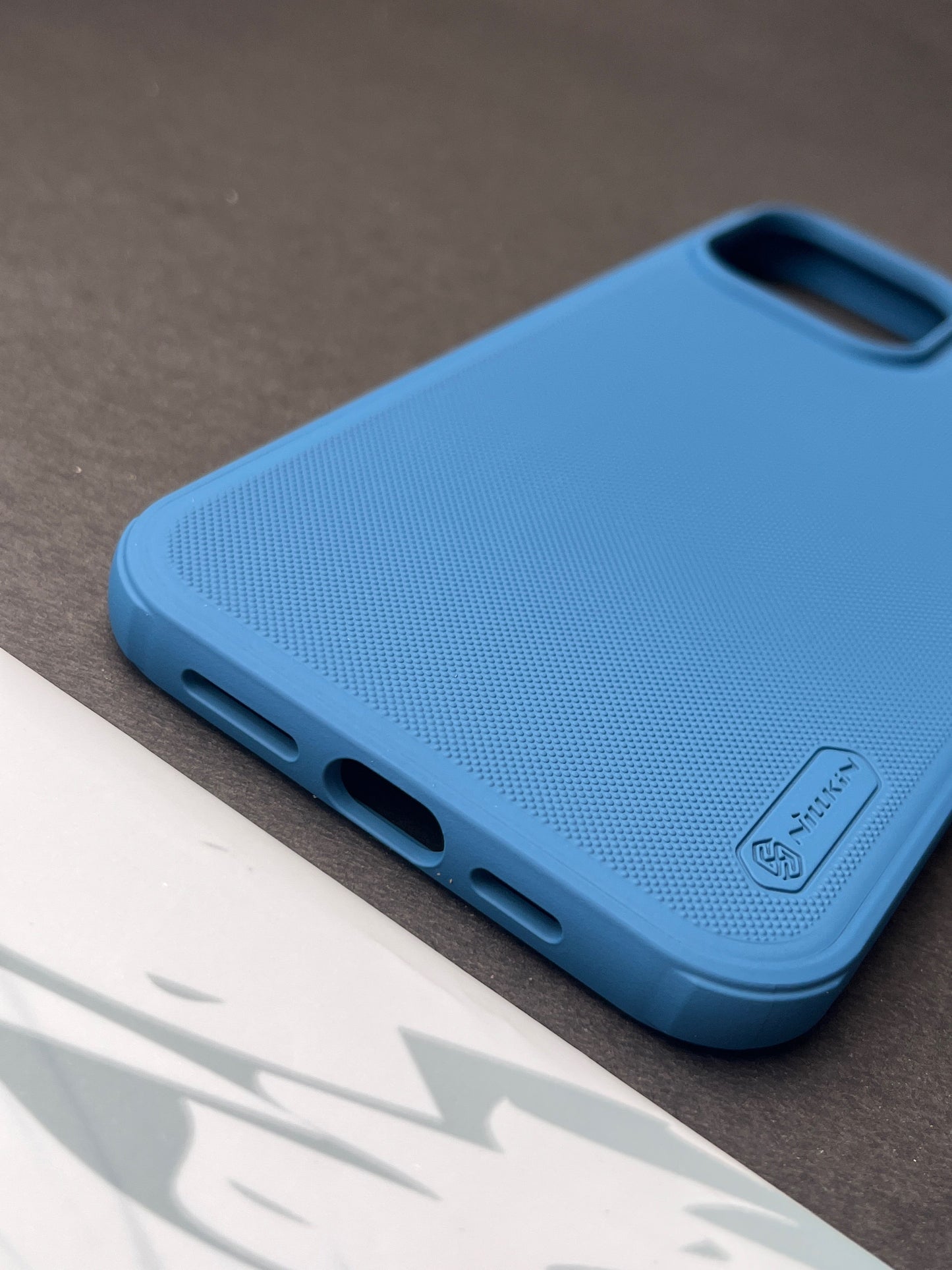 Nillkin Blue Super Frosted Shield Pro Back Case for iPhone