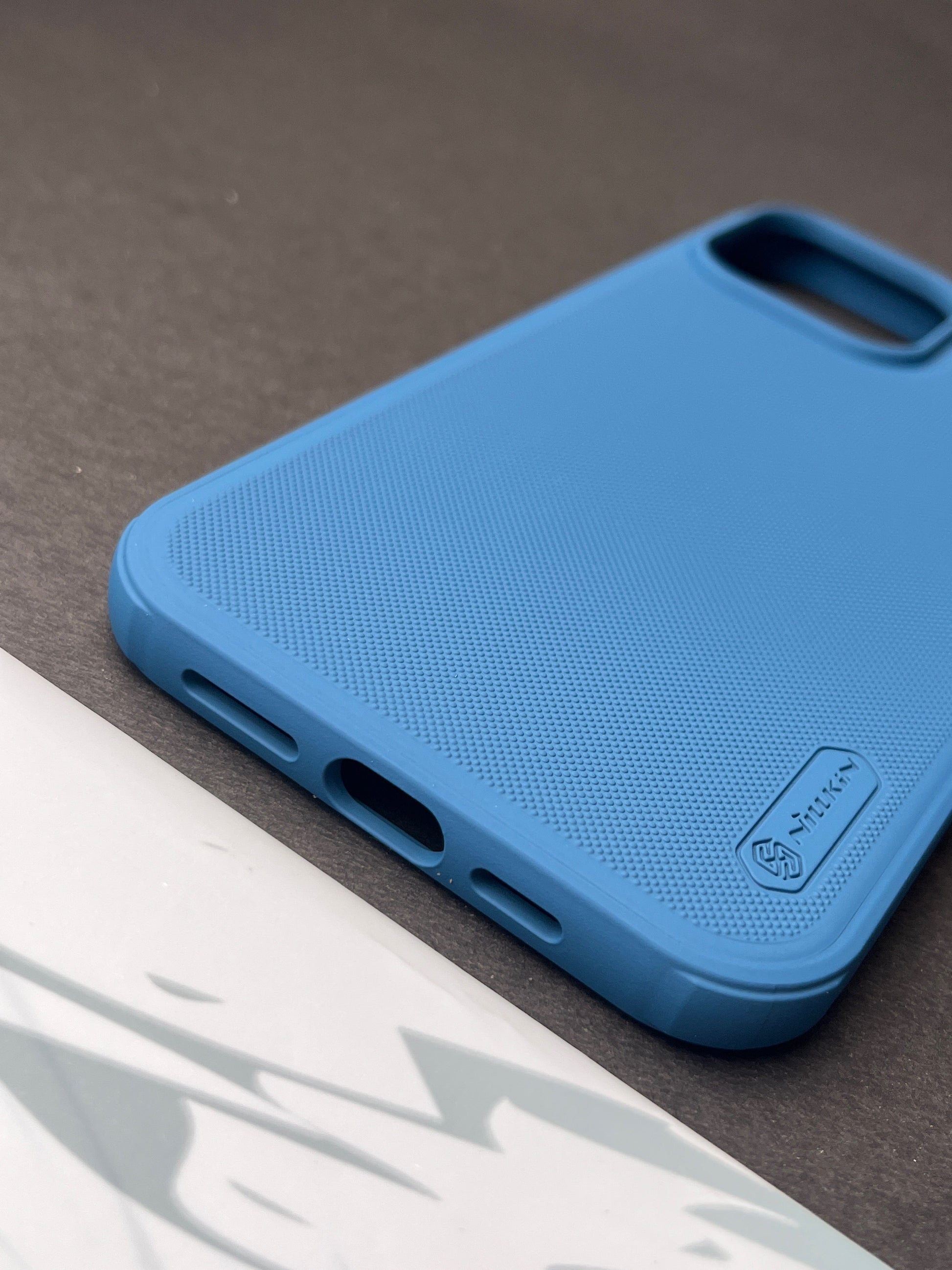 Nillkin Blue Super Frosted Shield Pro Back Case for iPhone
