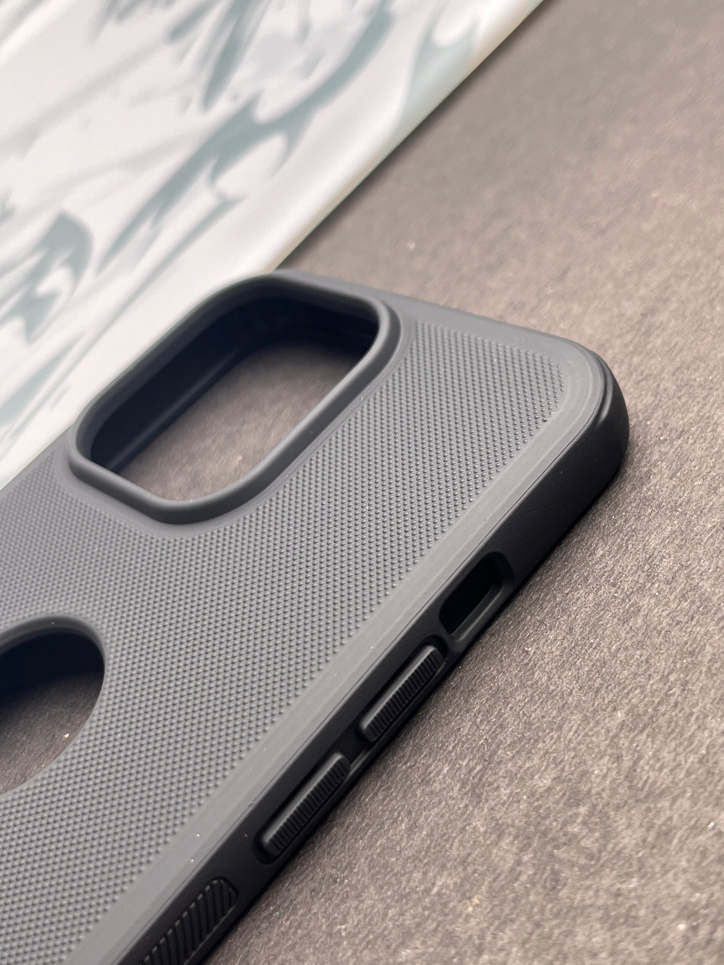 Nillkin Black Logo Cut Super Frosted Shield Pro Back Case for iPhone