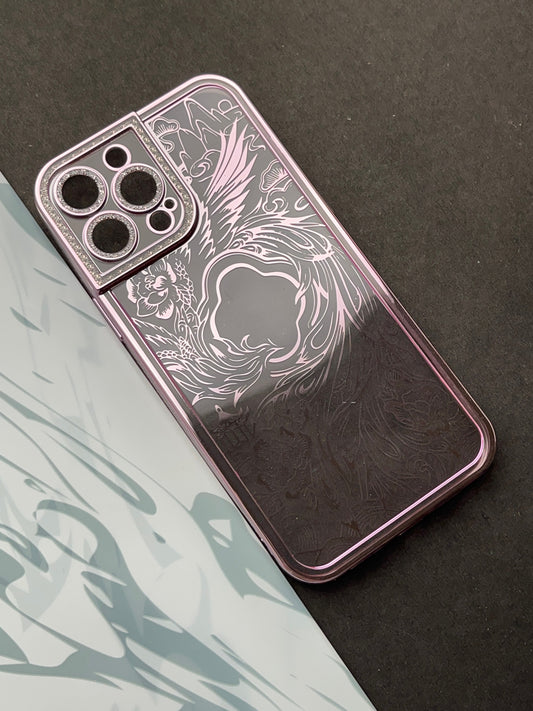 Pink Sparkling designer Soft Silicon Case For iPhone