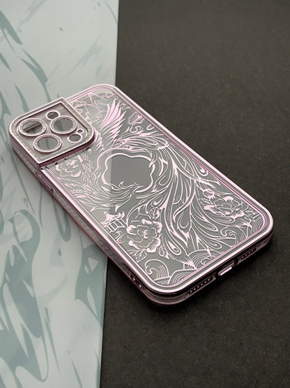 Pink Sparkling designer Soft Silicon Case For iPhone