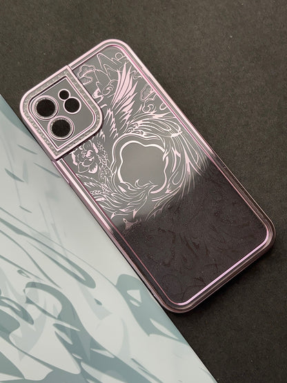 Pink Sparkling designer Soft Silicon Case For iPhone