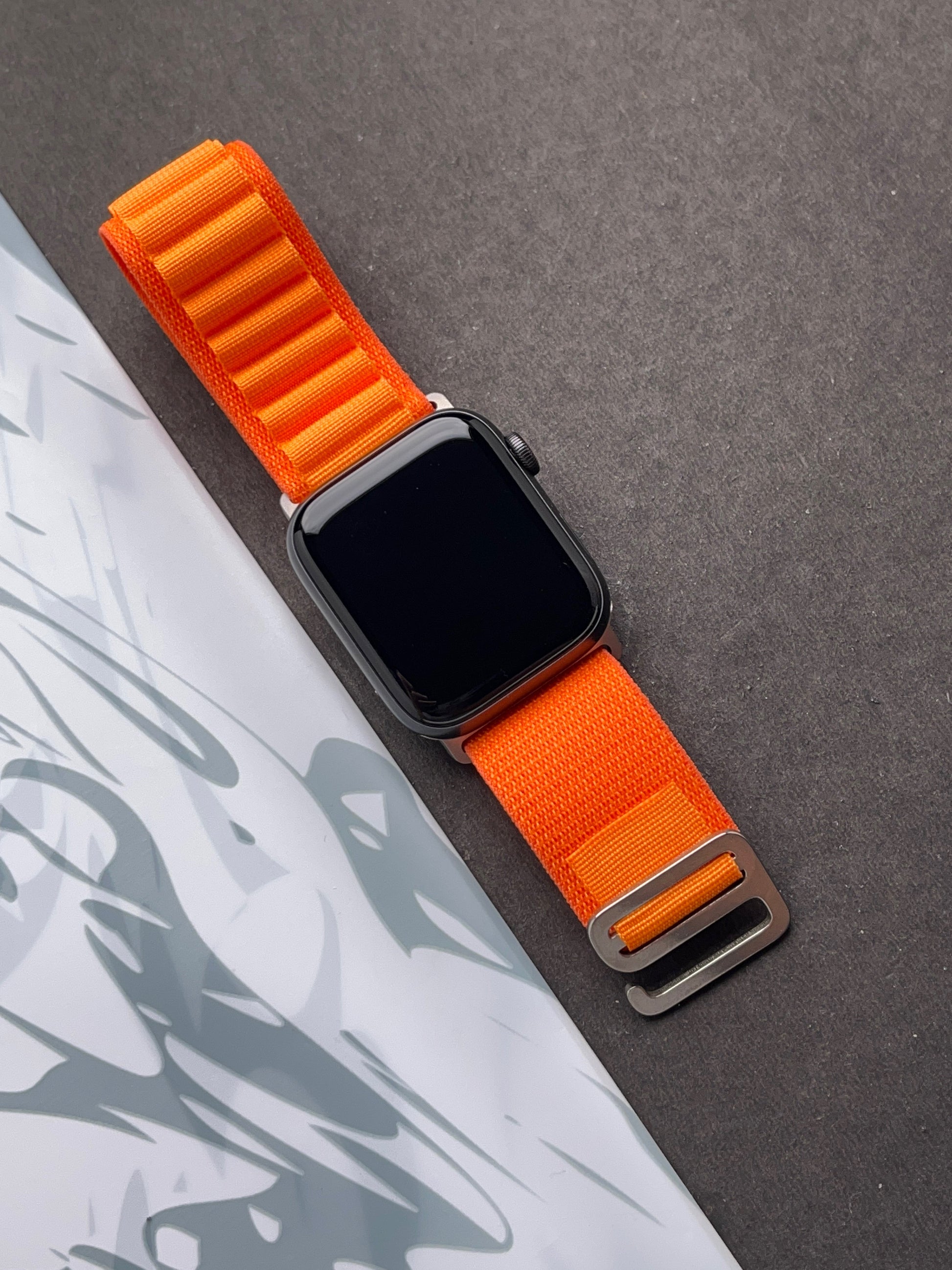 Alpine Loop Orange Strap for Apple Watch