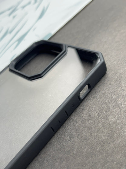 Comic Black series Clear non-yellow case for iPhone