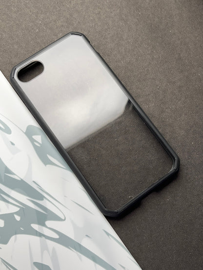 Comic Black series Clear non-yellow case for iPhone