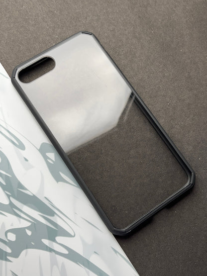 Comic Black series Clear non-yellow case for iPhone