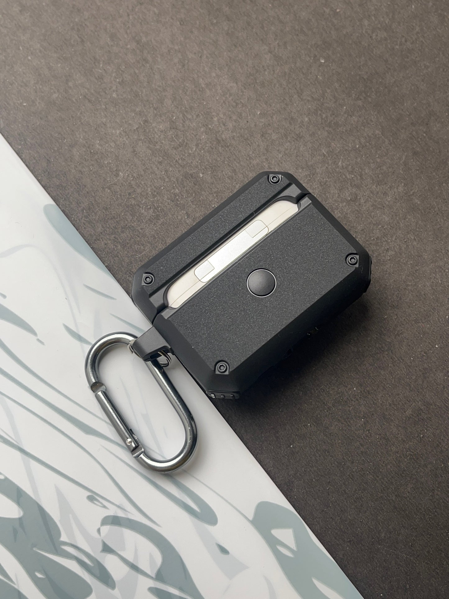 ShockProof Blue Hard Magnetic Lock Protective Case For Apple AirPods