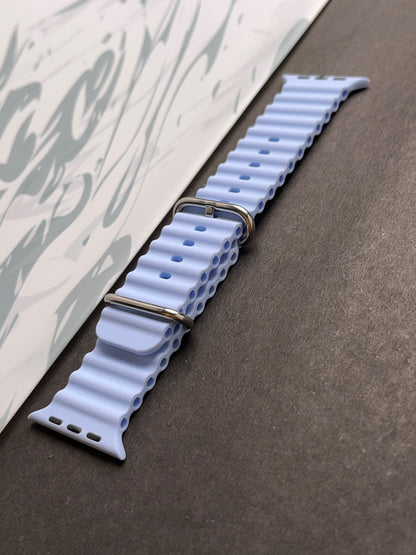 Skyblue Silicone Ocean Band For Apple Watch