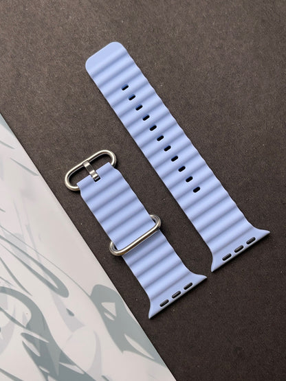 Skyblue Silicone Ocean Band For Apple Watch