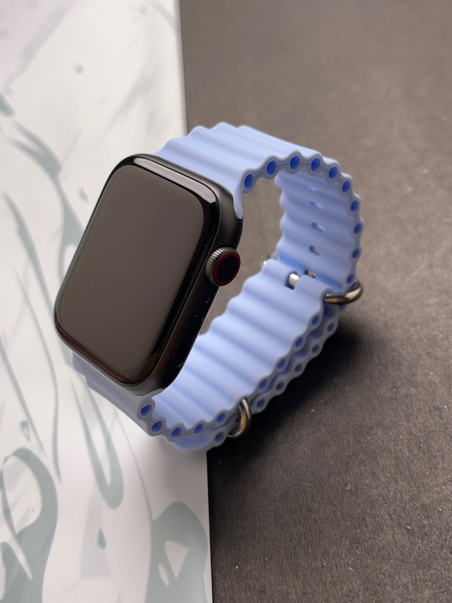 Skyblue Silicone Ocean Band For Apple Watch