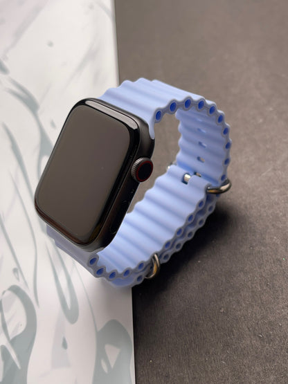 Skyblue Silicone Ocean Band For Apple Watch