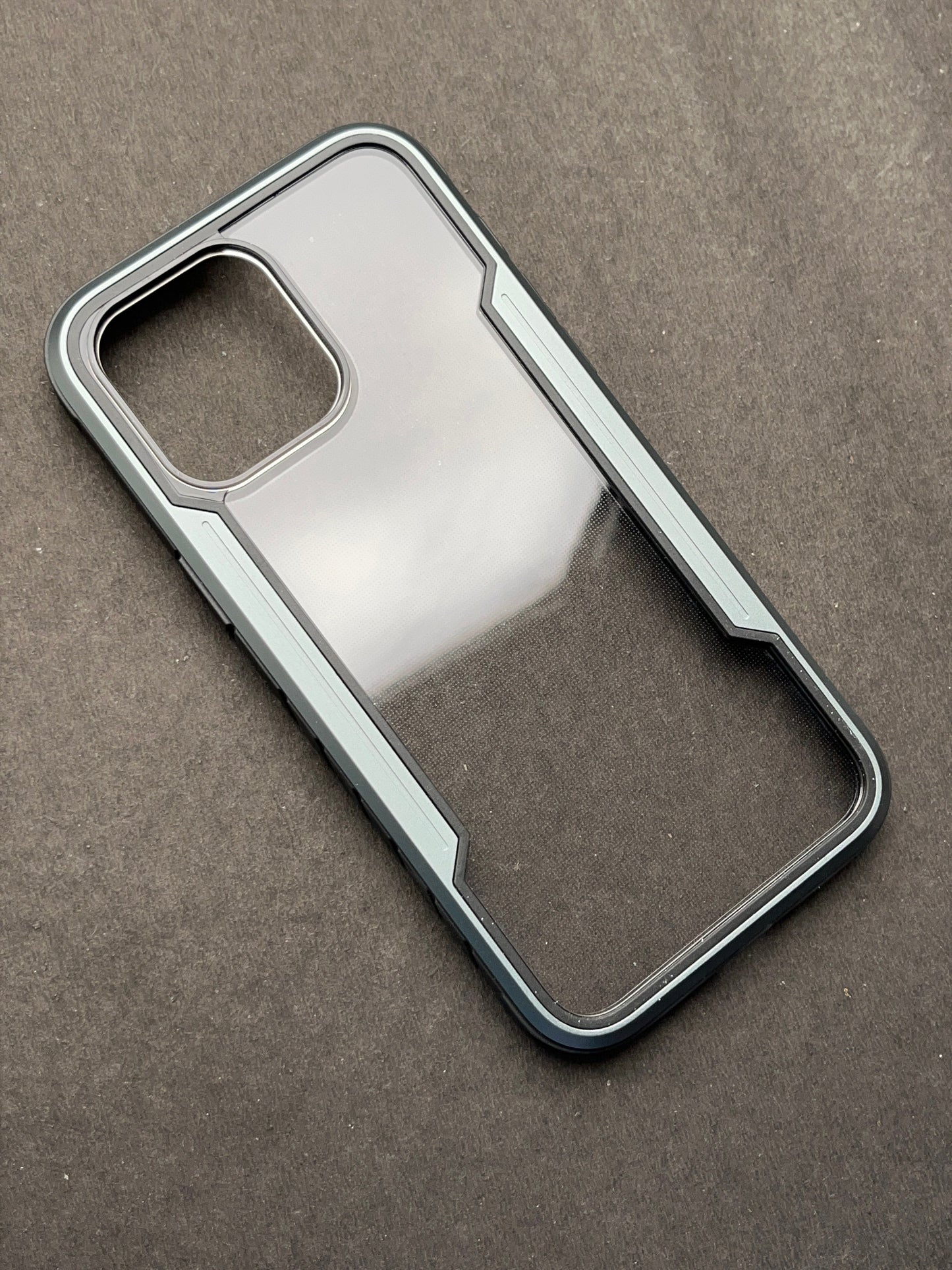 Grey Black Tactical Defense Case For iPhone