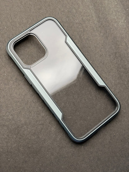 Grey Black Tactical Defense Case For iPhone