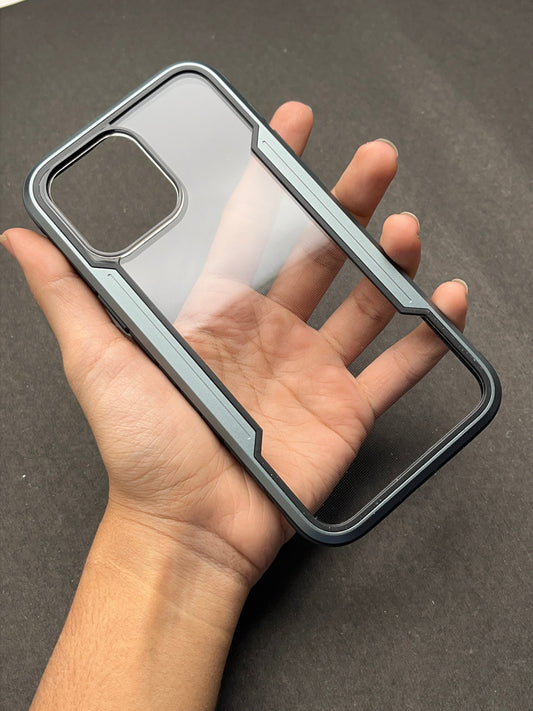 Grey Black Tactical Defense Case For iPhone