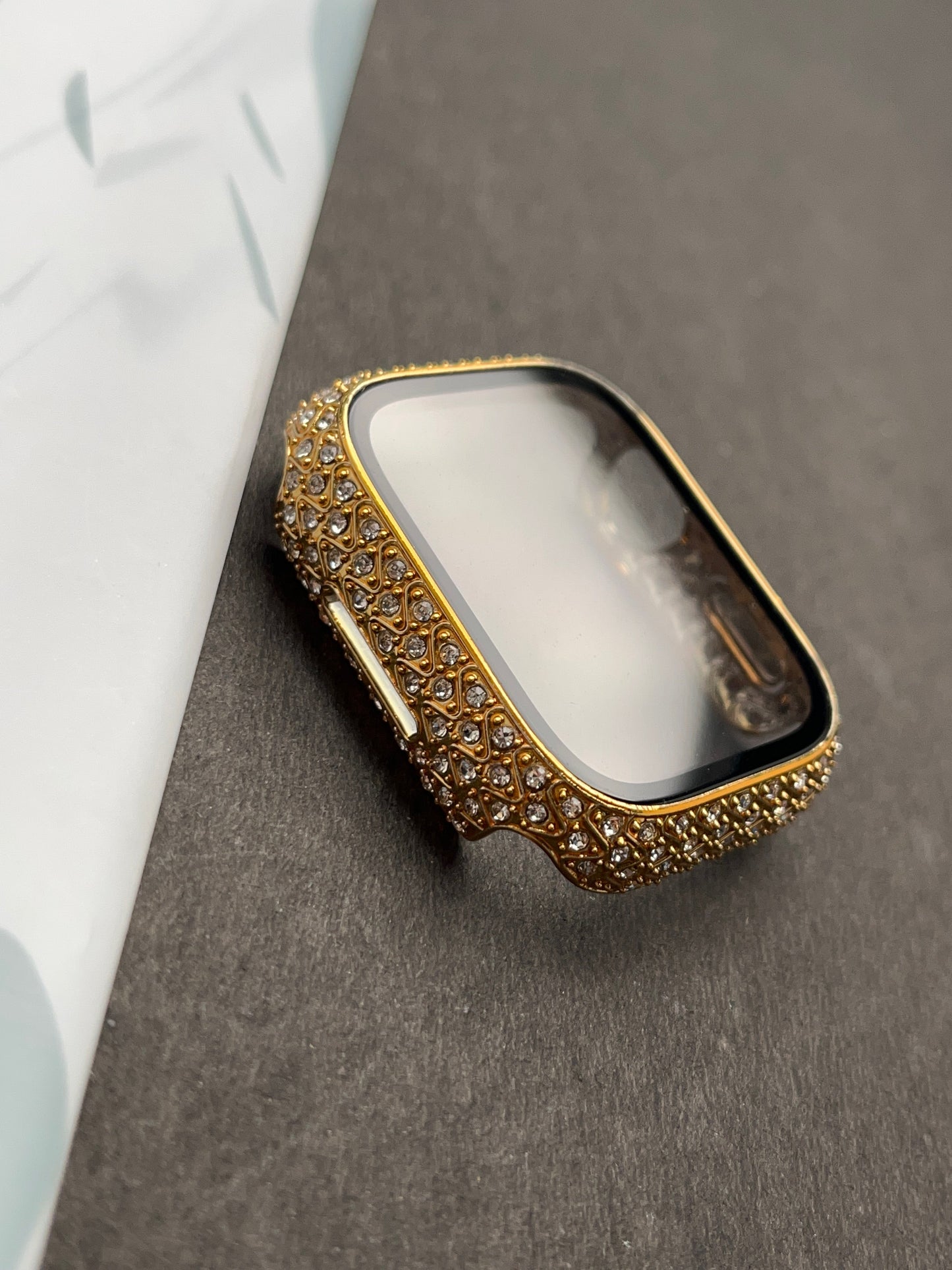 Gold Luxury Diamond Case For Apple Watch