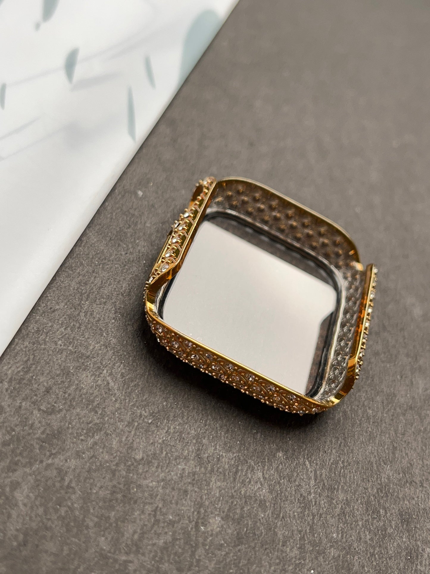 Gold Luxury Diamond Case For Apple Watch