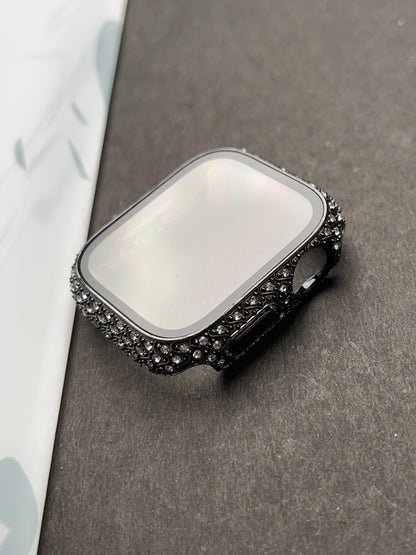 Black Luxury Diamond Case For Apple Watch