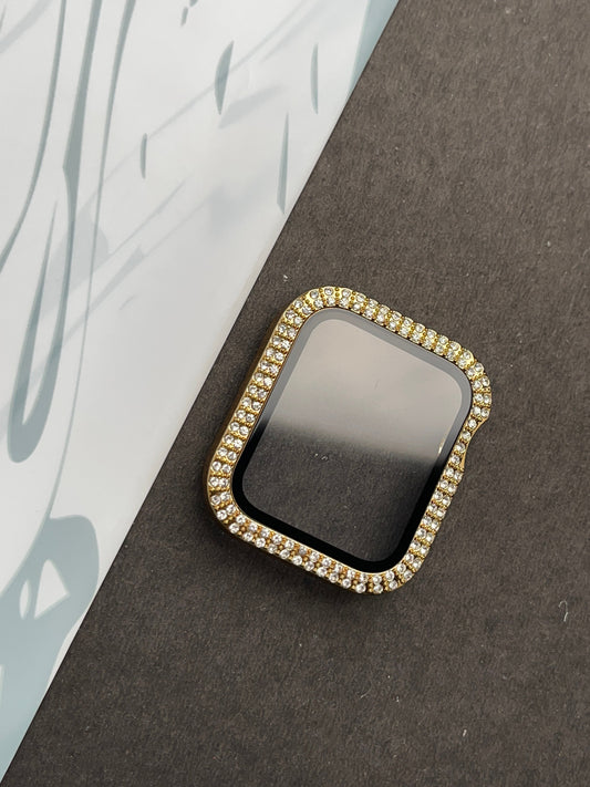 Diamond Bling Gold Case Cover for Apple Watch