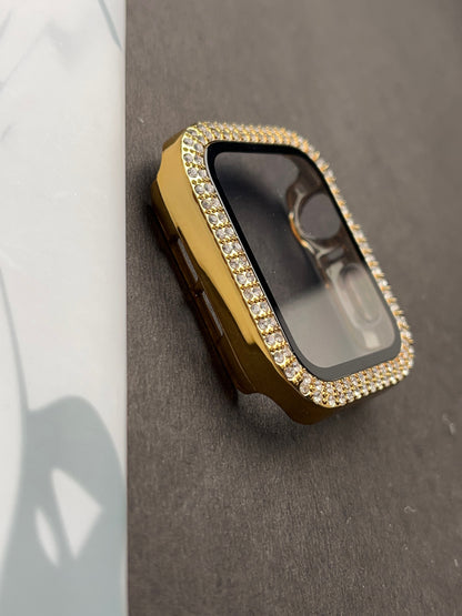 Diamond Bling Gold Case Cover for Apple Watch