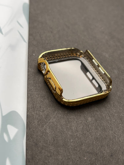 Diamond Bling Gold Case Cover for Apple Watch