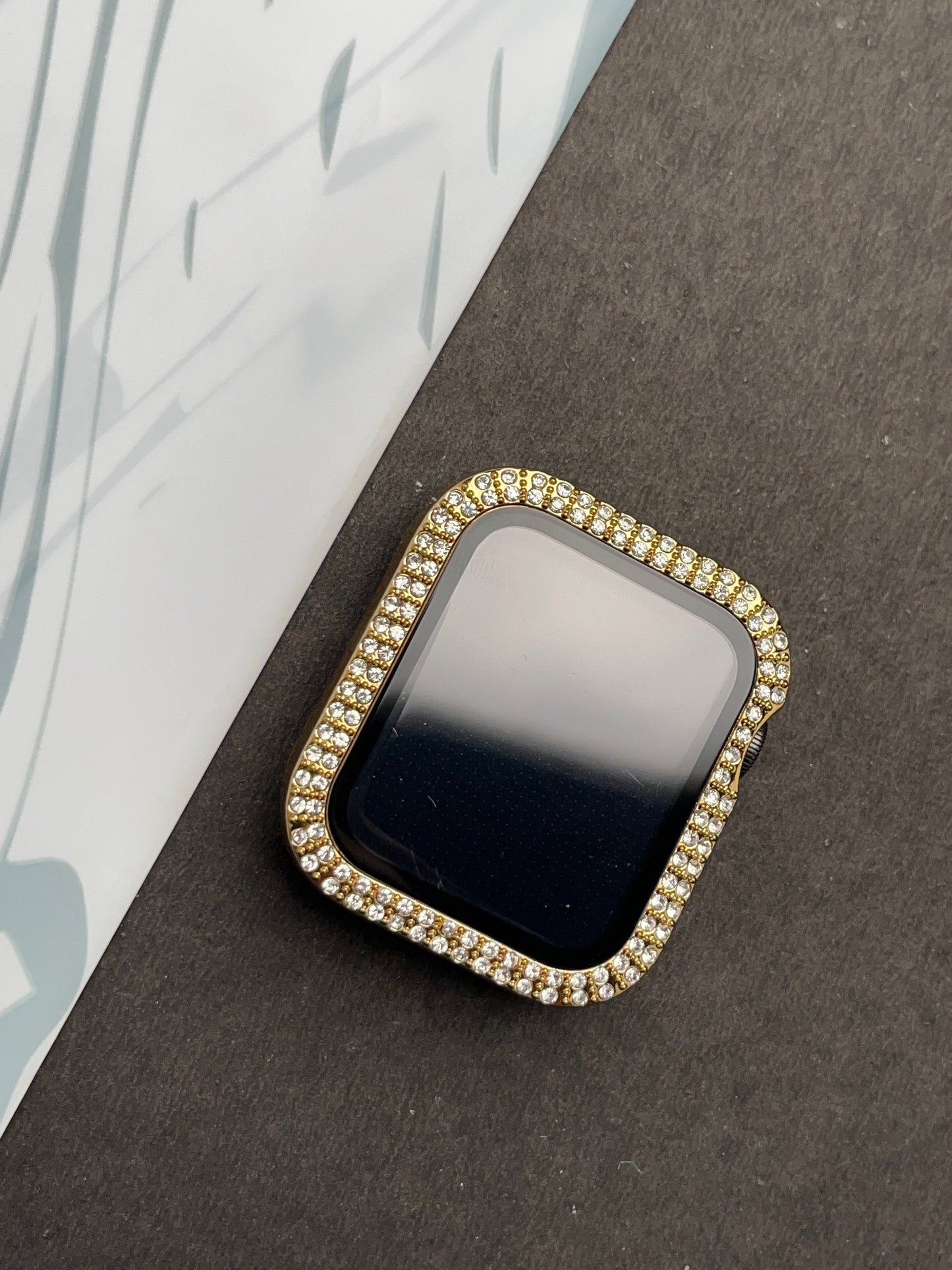 Diamond Bling Gold Case Cover for Apple Watch