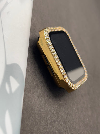 Diamond Bling Gold Case Cover for Apple Watch