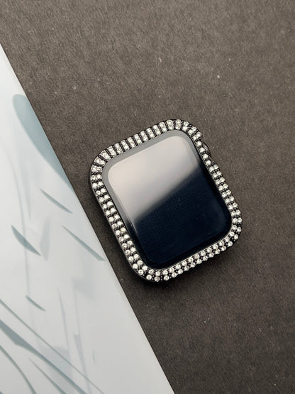 Diamond Bling Black Case Cover for Apple Watch