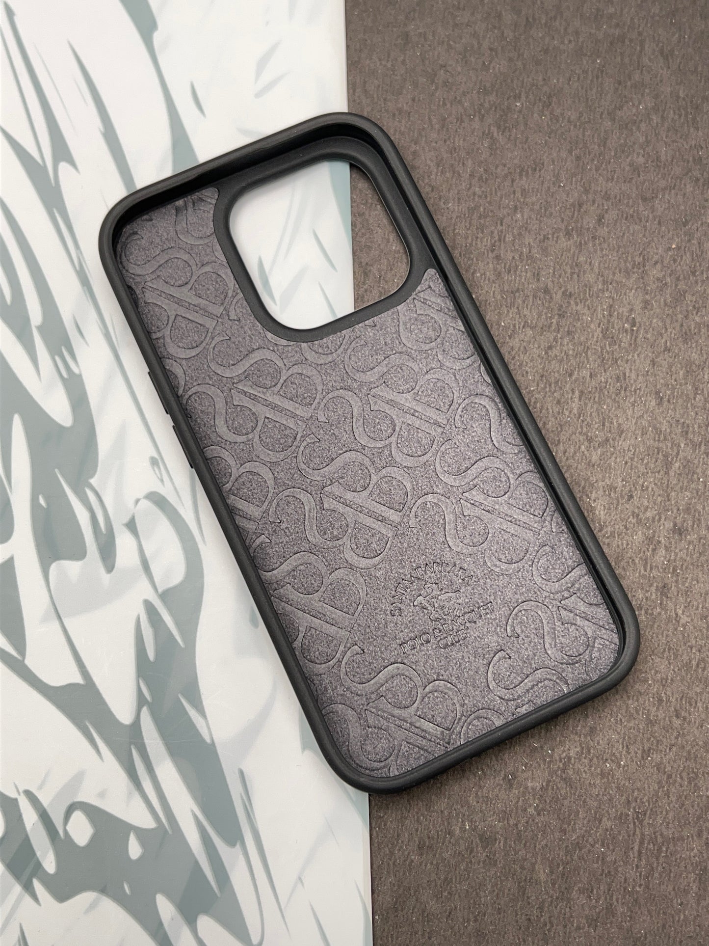 Santa Barbara Black Gareth Back Cover for iPhone