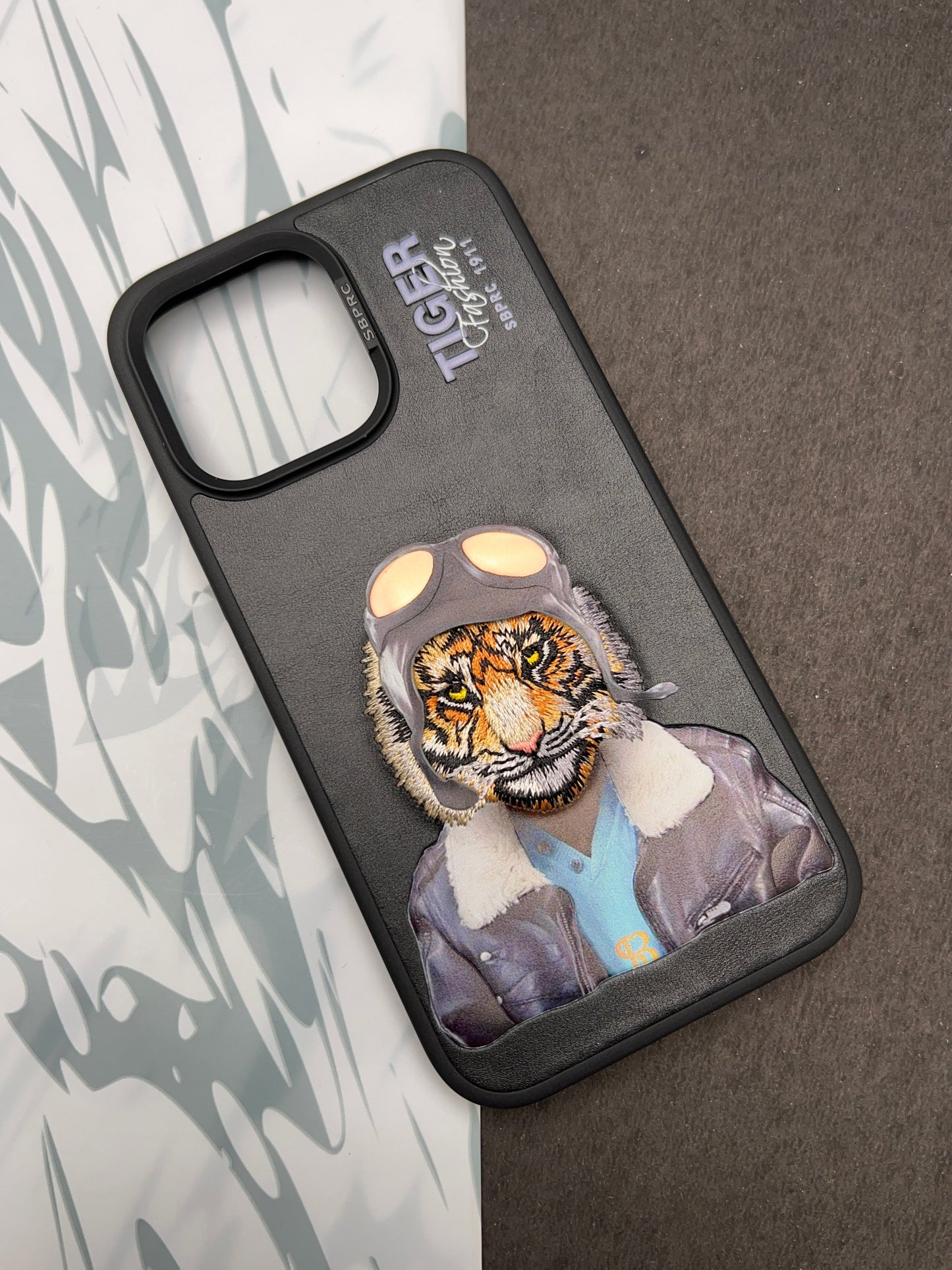 Santa Barbara Rider Tiger Back Cover for iPhone